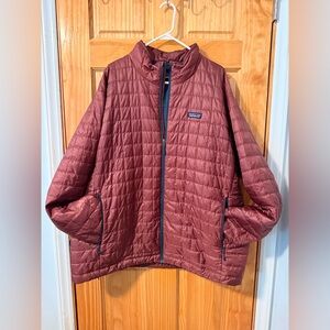 Patagonia Maroon Quilted Jacket